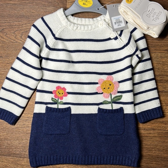 Primark Flower Sweater Dress - Picture 2 of 3